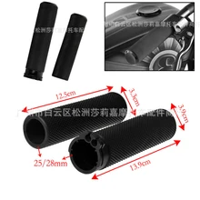 Черный 25 мм 1 ''резиновые части Ретро мото ручки rcycle руль для harley XL883 1200X48 дорожный король Dyna grip