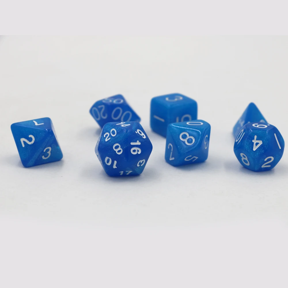 Dungeons & Dragons 7pcs/set Creative RPG Game Dic D&D Colorful