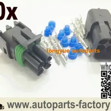 Longyue 10 комплект 4 Pin WeatherPack герметичный подключения Connector Kit o2 Датчик Конектор NEW