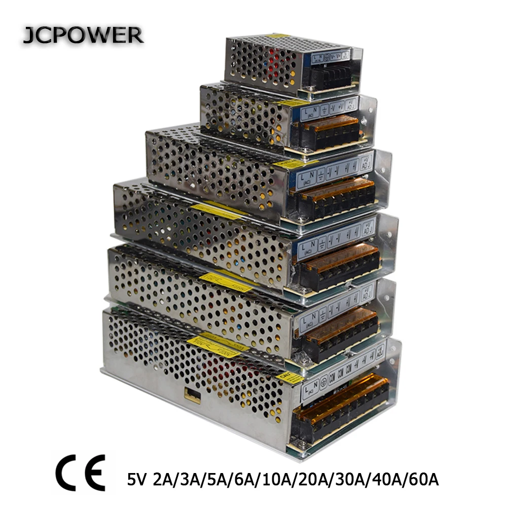 Светодиодный драйвер DC 5 В 2A/3A/4A/5A/6A/8A/10A/12A/20A/30A/40A/60A переключатель светодиодный