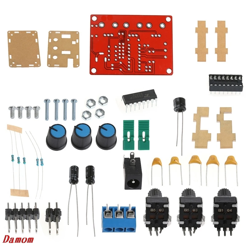 

OOTDTY XR2206 Function Signal Generator DIY Kit Sine Triangle Square Wave 1HZ-1MHZ Drop Shipping Support