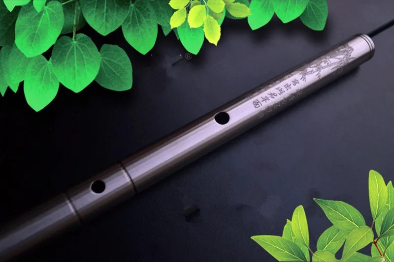 Индивидуальные Титан металла флейта Dizi C/D ключ выгравировано имя поперечный Flauta Profissional музыкальный инструмент оружие самообороны