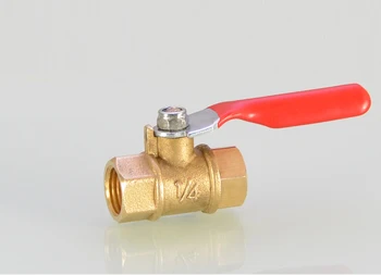 

2pcs Brass Ball Valve 1/4" Female BSP Thread Corrosion Resistant Manual Ball ValveFree Shipping