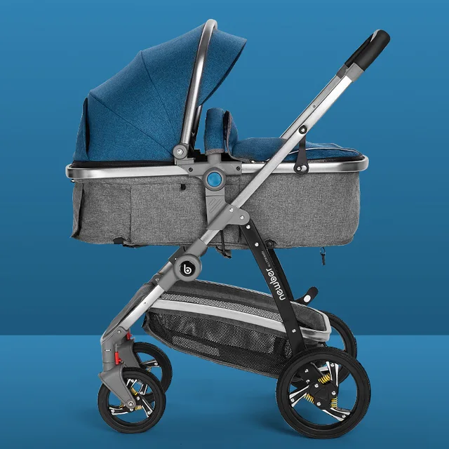 $US $193.63  High landscape baby stroller 2 in 1stroller can sit and fold light Carriage summer newborn baby str