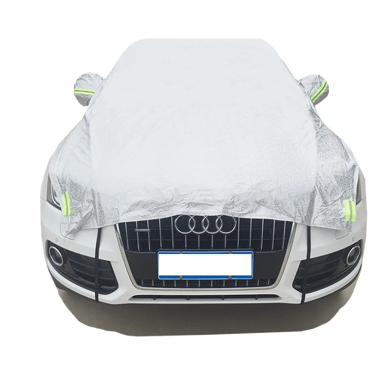 

SUV Size XXL Half Car Cover UV Protection Waterproof Outdoor Indoor Shield For Audi a3 a4 a6 a6l b6 b7 b8 c5 c6 q5 Car Covers