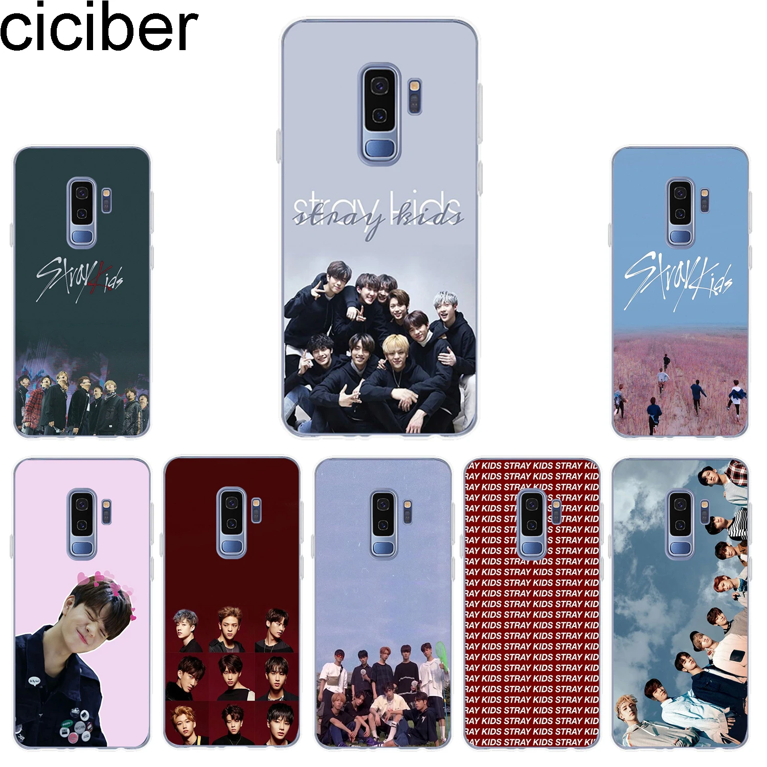 Ciciber чехол для телефона Samsung Galaxy S10 + S10e мягкий TPU S9 S8 S7 S6 S5 Edge Plus Capa Stray Kids |