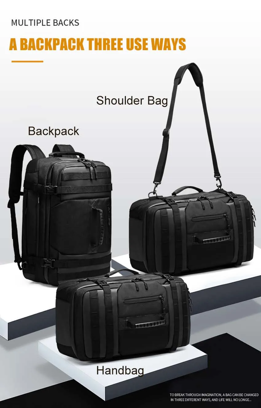 OZUKO Brand Man Backpack Fighter Men Back Bags Male Camouflage Bags Large Waterproof Black Backpack Laptop