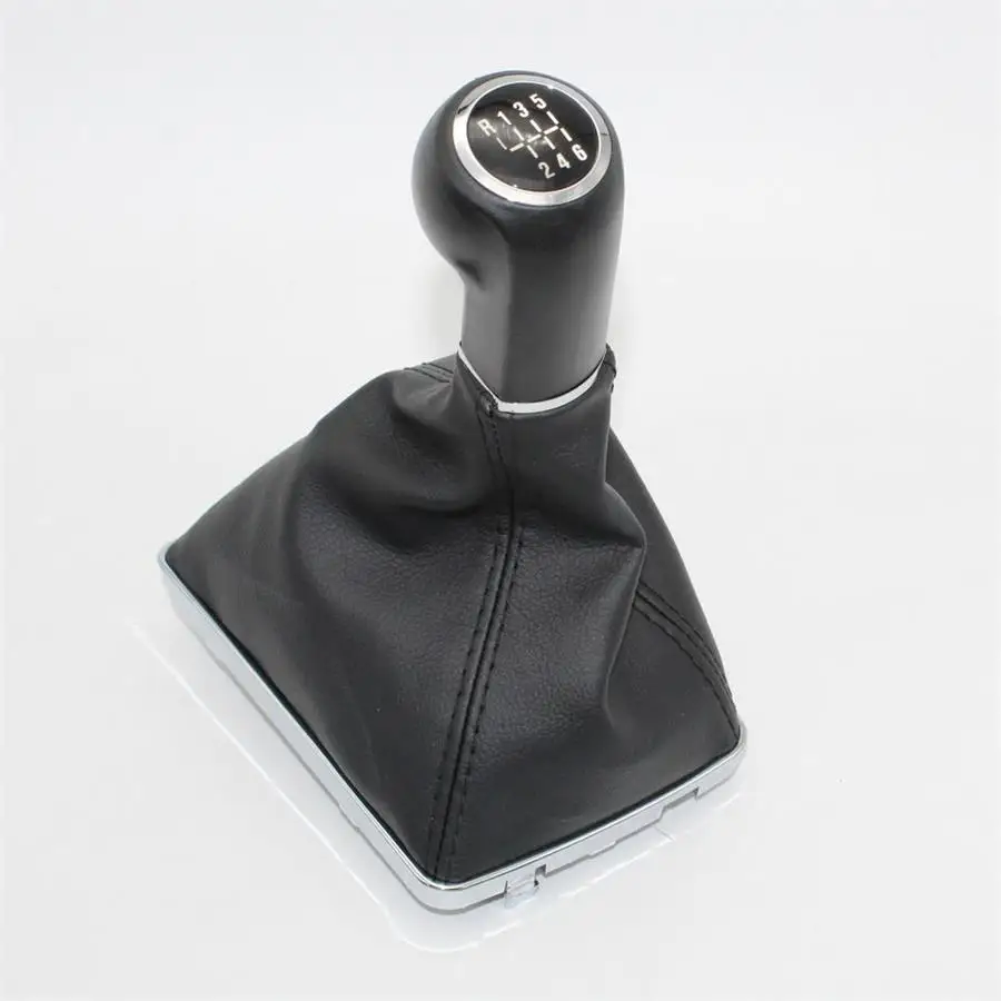 5 / 6 Speed Car Shift Gear Knob With Leather Boot For OPEL VAUXHALL