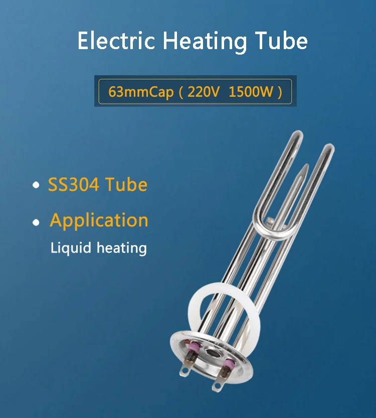 Peças de aquecedor elétrico de água, 63mm,