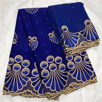 

royal blue lace fabric swiss voile lace in switzerland dubai fabric with stone latest lace fabric high quality 5+2yard/set