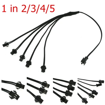 

5/4/3/2 in 1 Splitter Cable For EL Wire Neon Light LED Rope Strip Light Conected With Inverter