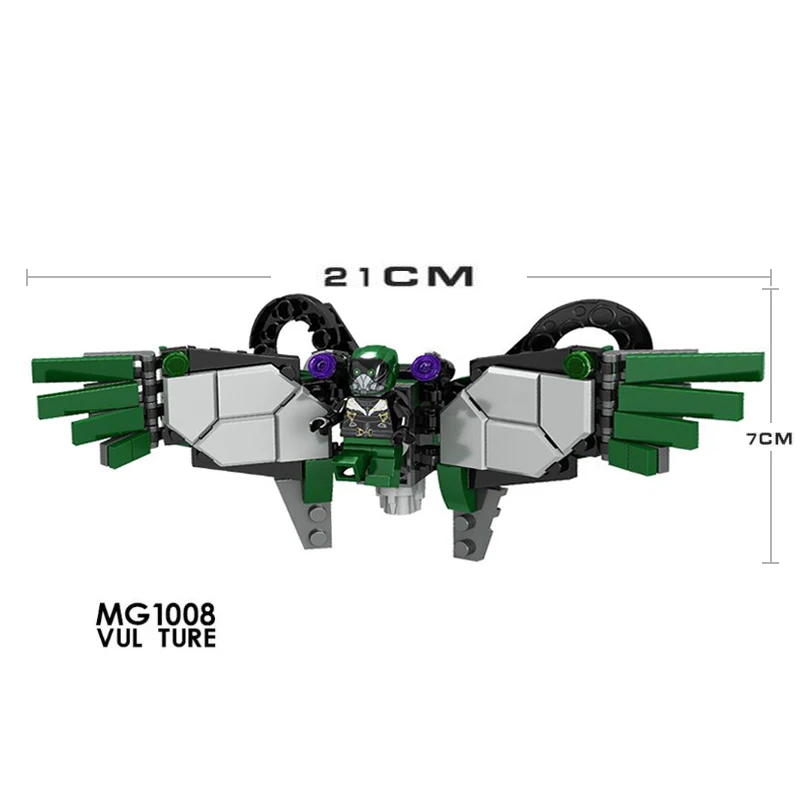 

Single Super Hero Avengers Vulture SpiderMan Spider-Man Action model figure Marvel bricks building blocks toys for children