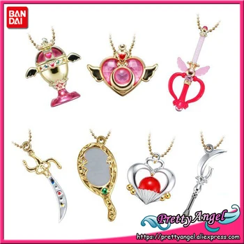 

PrettyAngel - Genuine Bandai 25th Anniversary Shokug Little Charm Sailor Moon Vol.3 Compact Cutie Rod Set of 7 PCS
