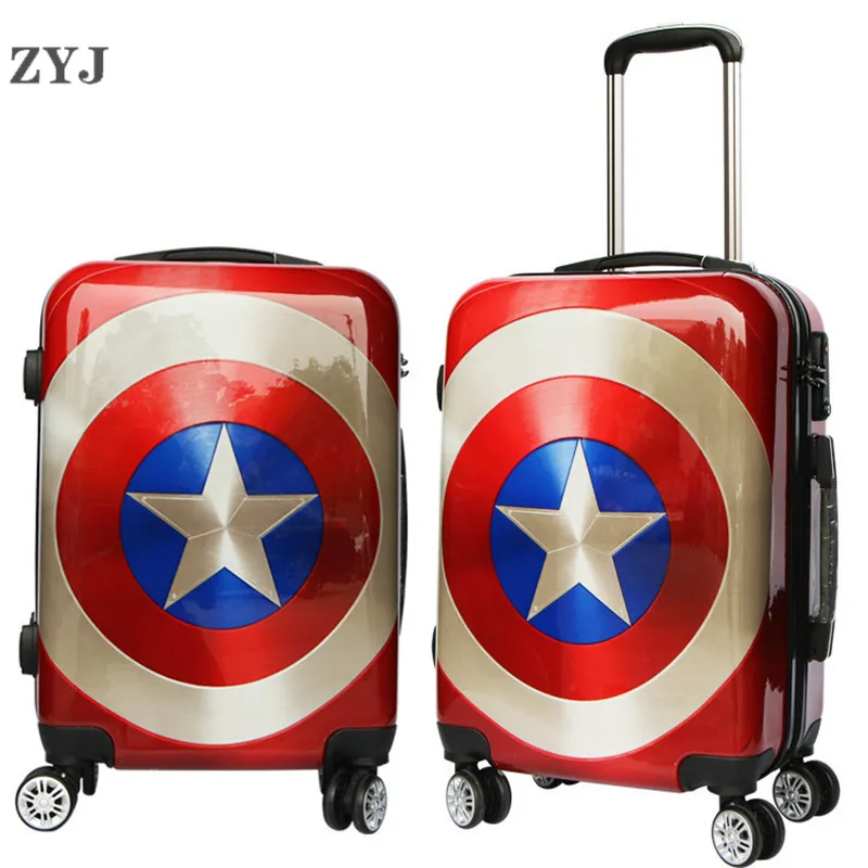 captain america carry on luggage