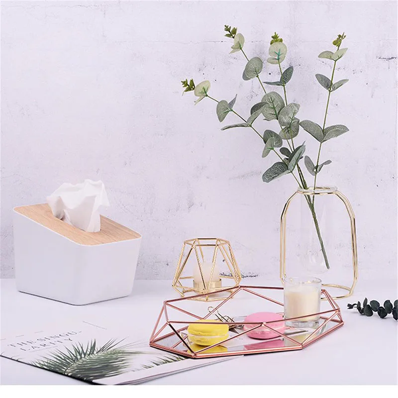  Metal Storage Basket Mesh Crate Vintage Kitchen Office Storage Desk Organizer
