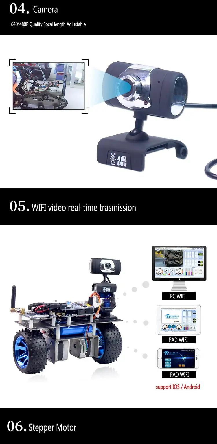 Xiao R STM32 самобалансирующийся умный робот Roly RC автомобиль Wifi видео модуль Управление APP готовая версия