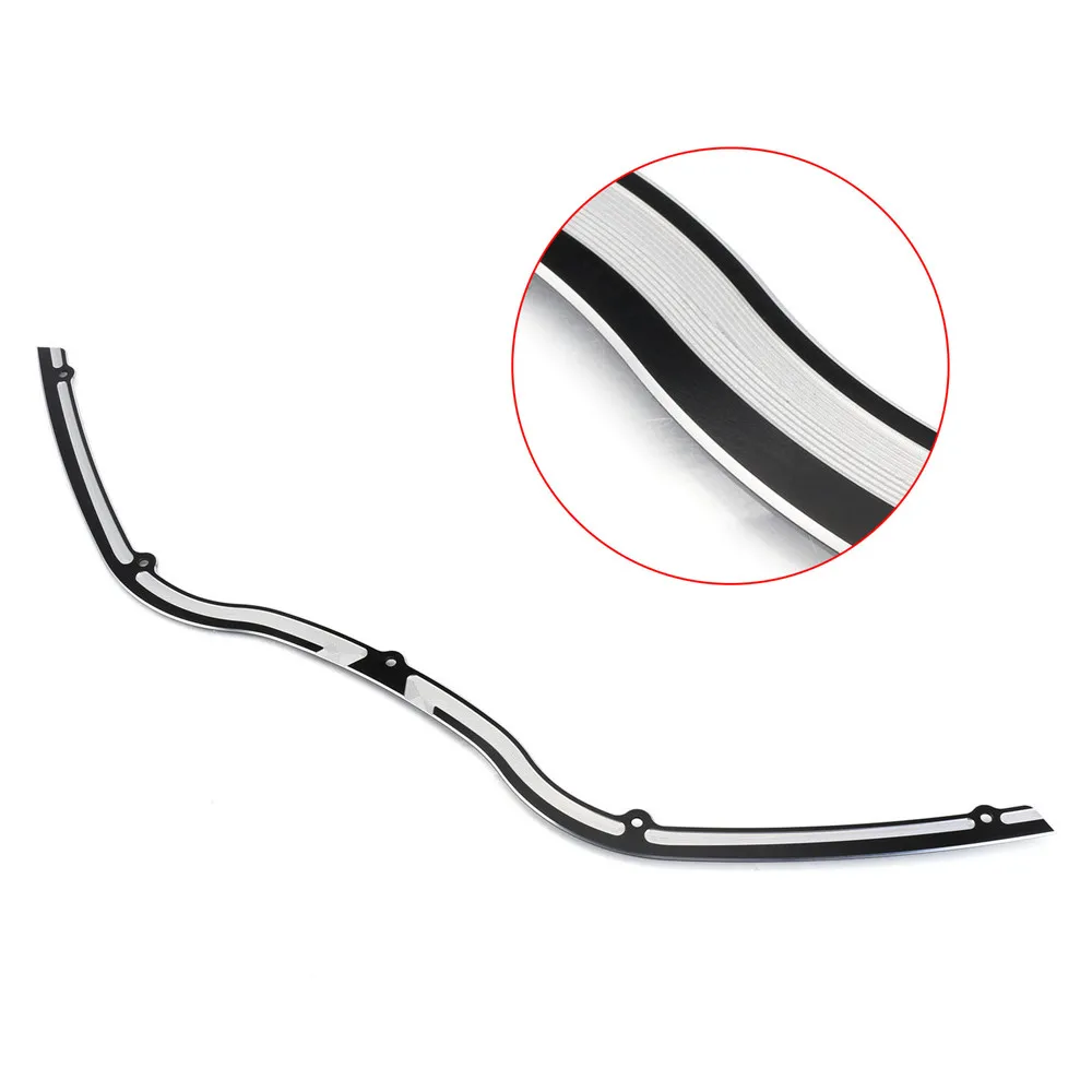 

Neverland CNC Aluminum Black Contrast Cut Motorcycle Windshield Trim For Harley Road Glide FLTR FLTRX 1998-2013 D35