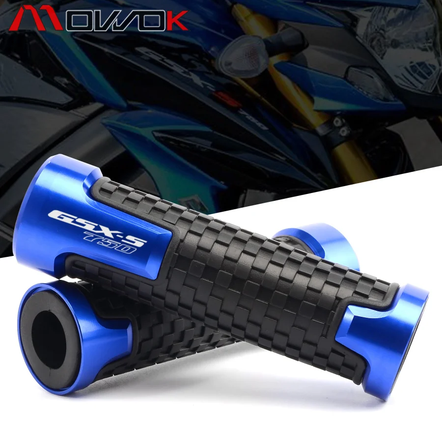 For SUZUKI GSX S750 gsxs750 GSXS 750 ALL YEAR 7/8'' 22MM handle grips