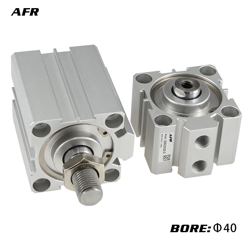 

AFR BRAND SDA20 Air actuator compact double acting pneumatic cylinder Female/male thread bore 20mm stroke 5~100