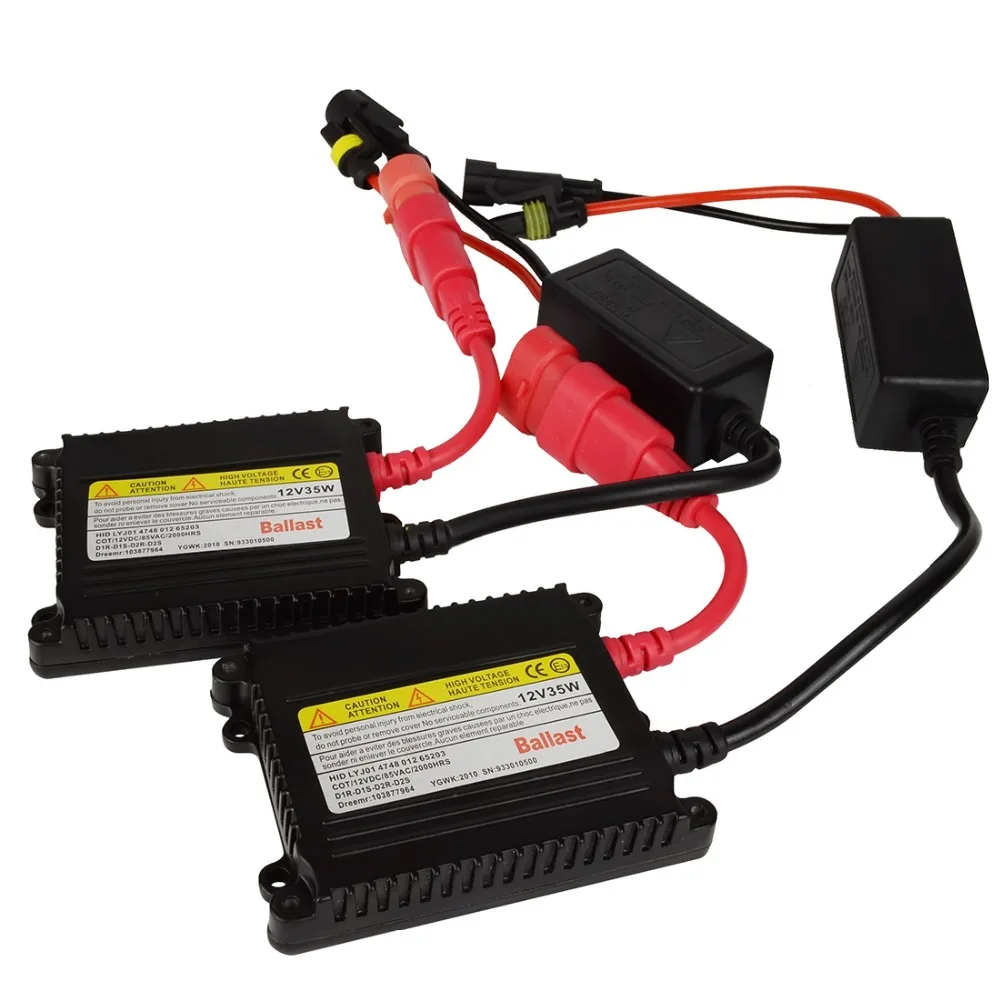 Safego 2x Slim Digital Ballast HID 35W Hid Xenon Ballast Replacement
