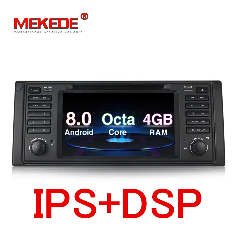 

MEKEDE Car Multimedia player GPS Android 8.0 Car Radio 1 Din For BMW/E53/X5/E39 Canbus Rear View Camera Microphone USB DVR Wifi