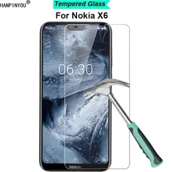 Для Nokia X6 (2018) TA-1099 5,8 "Новый 9 H твердость 2.5D ультра-тонкий закаленное Стекло фильм Экран протектор защиты гвардии