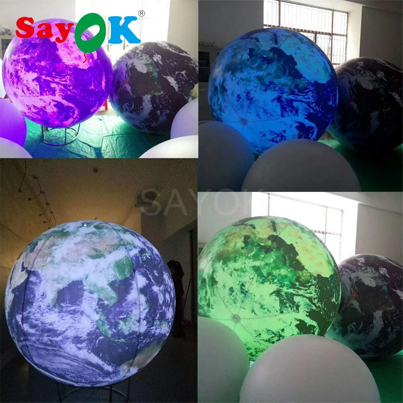 inflatable earth beach ball