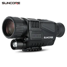 SUNCORE 5X40, Монокуляр ночного видения с инфракрасной камерой 200 м, функция для охоты, домашней безопасности, телескоп, смотровое зеркало