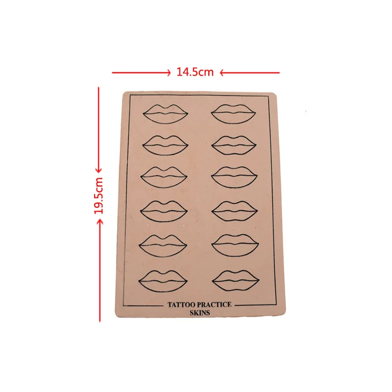 

5 PCS Tattoo Practice Skin Permanent Makeup Fake Synthetic Leather Tattoo Skin Practice Microblading Tattoo Supplie For Tattoo