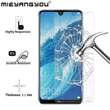 Verre trempé pour Huawei Honor Magic 2 8X Max 7A Pro protecteur d'écran sur un Honor Plasy 8C 8 9 10 Lite étuis de Film de protection(China)
