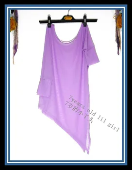 

Transparent thin belly dance Bat sleeve top CUF05