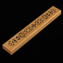 Легкая очистка ароматерапия давление рельеф домашний декоративный ретро натуральный коробочка с ароматическими палочками элегантный бамбуковый держатель палочки