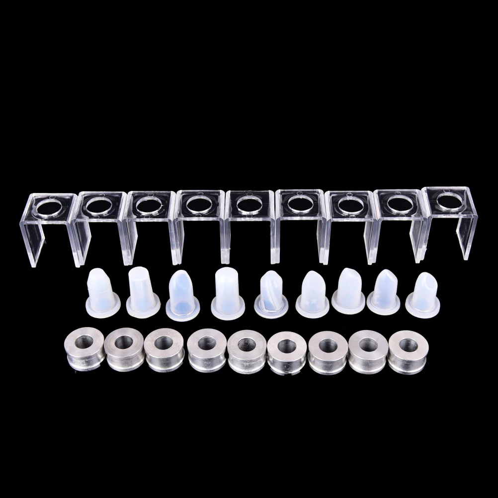 

Lipstick DIY Tools Silicone Lipstick Mold Aluminum Ring Mould Holder Stand Lip Balm DIY Mould Crafts Tool Kit 12.1mm Tube 3pcs