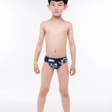 Профессиональные Нейлоновые плавки для мальчиков, Водонепроницаемая спортивная одежда, купальник, высокая эластичность, для серфинга, пляжа, плавания, трусы, купальный костюм