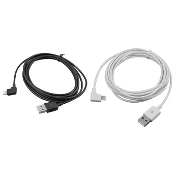 

90 degree Angle IOS Type-C /Micro USB Cable 90 Degree Fast Charging Data Sync Cords for iPhone 5 6 Samsung LG Android