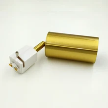 Светодиодный Трековый светильник алюминиевый золота Потолочная люстра железнодорожные пути светильник ing Светильник лампы GU10 5 Вт точечные лампы светильник ing для магазин выставочный стенд