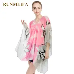 RUNMEIFA пляж шаль модные женские туфли Купальники Пляж Cover Up Sheer купальник Femme Парео Пляжная одежда лето парео Прямая доставка