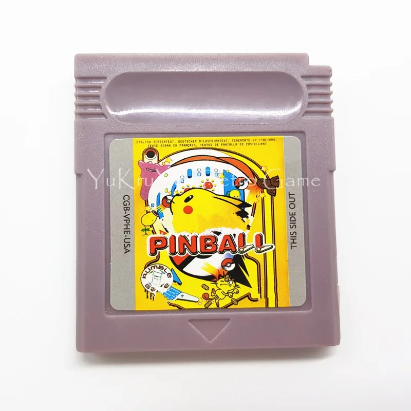 TPP торговая карточная игра Super Pika Land Team Rocket Edition видеоигра карта памяти для 16 бит аксессуары для консоли - Цвет: Pinball