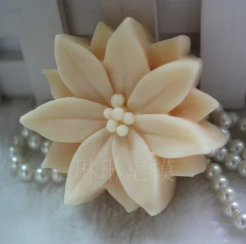 

handmade soap silica gel mould candle soap mould silicone mold for DIY Christmas leaf fruit