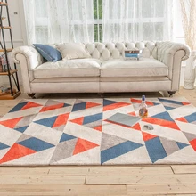 Скандинавском стиле мягкие нежные большие ковры для гостиной Детская спальня коврики для чистки ковров, для дома пол двери коврик мода площадь коврик, мат