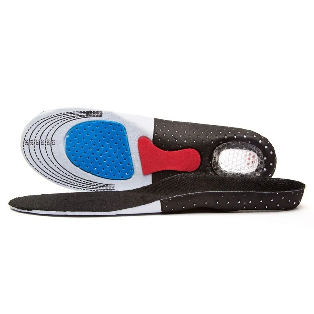 Men and Women/'s Fashion Silica Gel Insoles Orthotic Sport Running Shoes Insoles