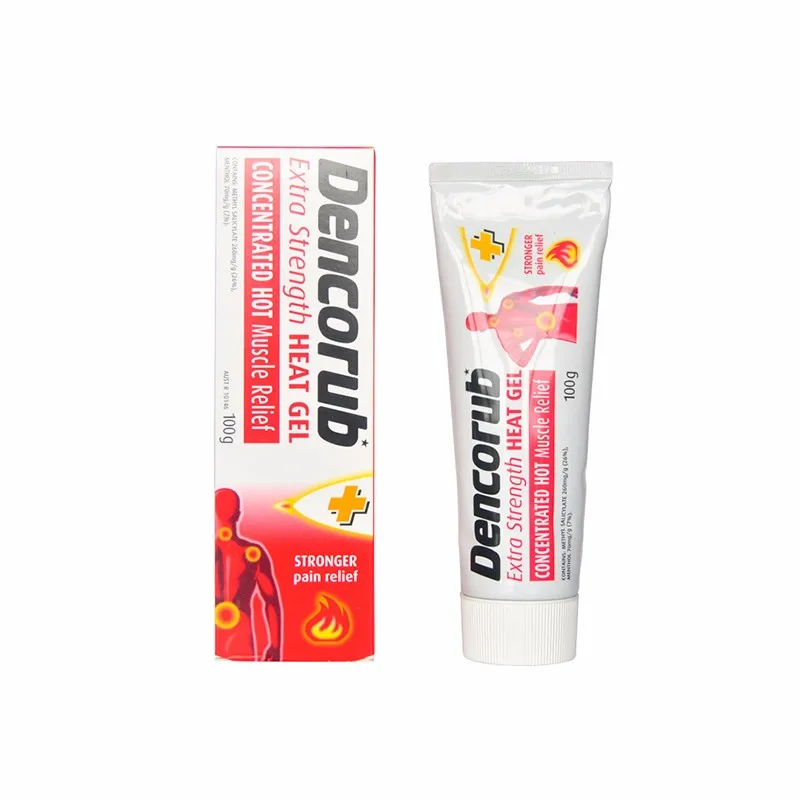 Австралия Dencorub Extra Strength Heat Gel * 2 отсутствие запаха от артрита ревматизма Lumbago Fibrositis боль в мышцах спины боль