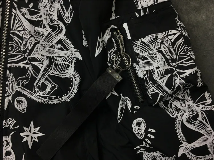 Новинка 19ss мужские двухсторонние бейсбольные пальто и куртки на молнии с рукавом