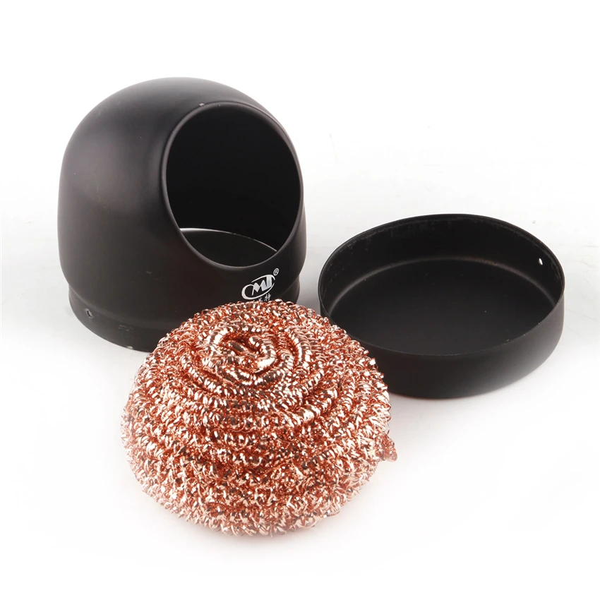 

High Efficiency Welding Head Suction Tin Copper Ball Soldering iron Clean Mouth Organ Soldering iron Mouth Cleaner The Tin Ball