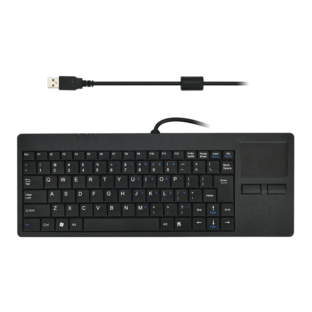 

CARPRIE Wired Keyboard Mouse Touchpad Keyboard with Keyboard for TV Connected Computer Windows Z30425