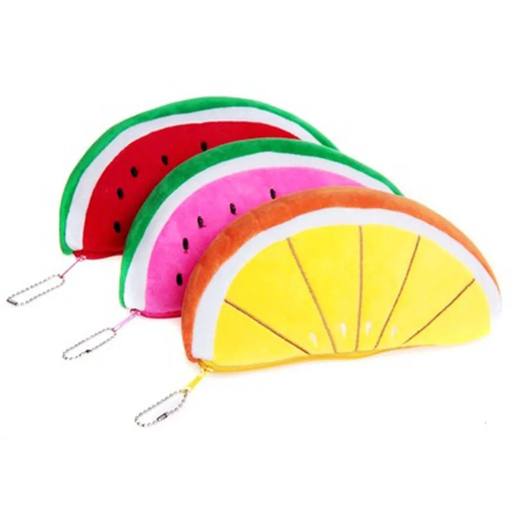 1pcs Cute Pen Pencil Bags Cases Big Volume Watermelon Fruit School Kids Pen Pencil Bag Case Gift School Supplies