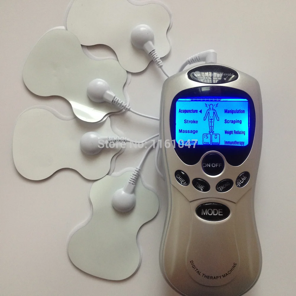 4 Ways Tens Therapy Pulse Massager Machine Full Body Slimming Massageador electronic acupuncture