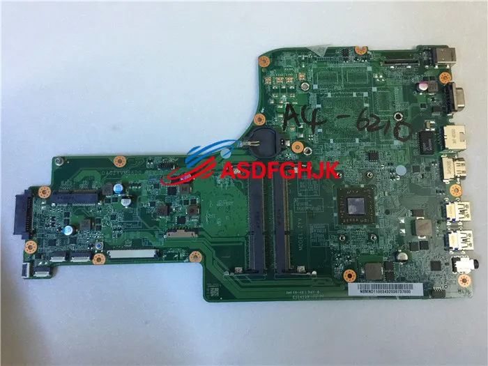 

Original DA0ZYVMB6D0 NBMND11003 NB. MND11.003 LAPTOP MOTHERBOARD FOR acer aspire E5-721 A4-6210 DDR3 Test OK