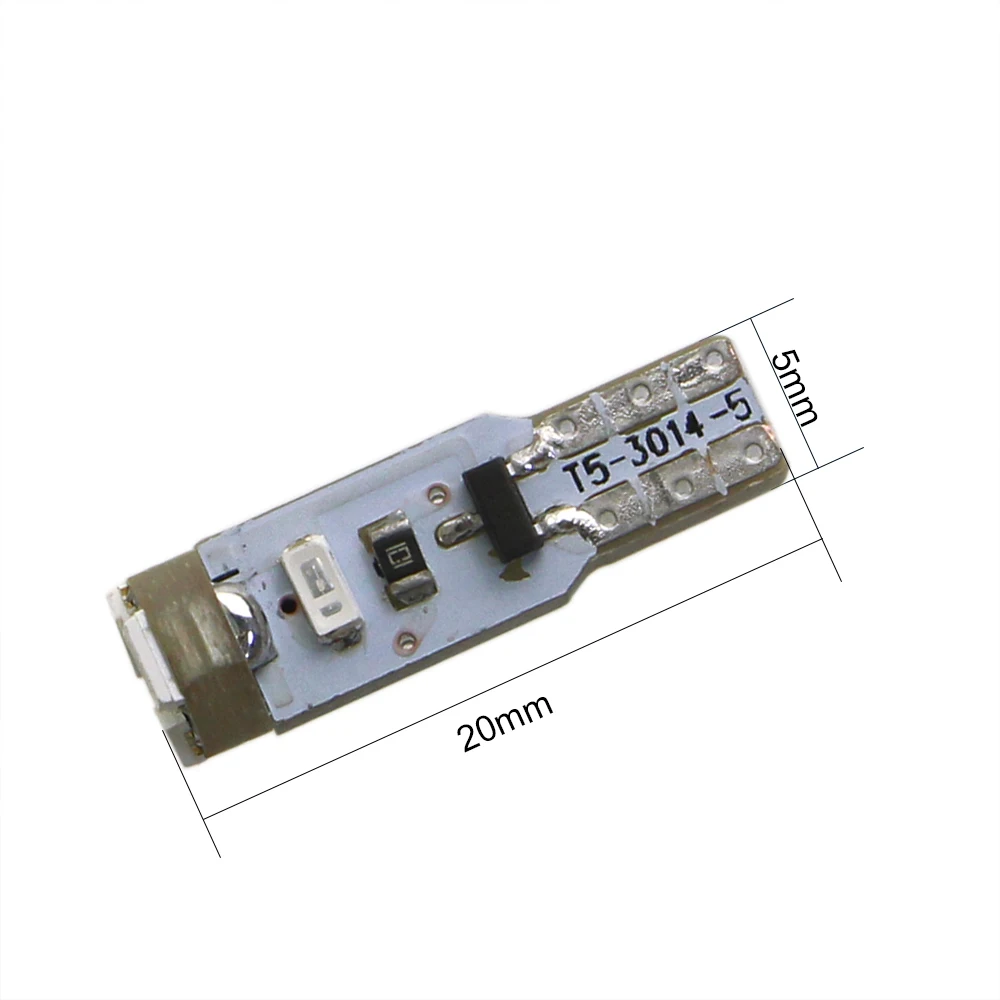 Светодиодная автомобильная лампа KEIN T5 w3w 10 шт. 5smd 3014 высокое качество панель t5