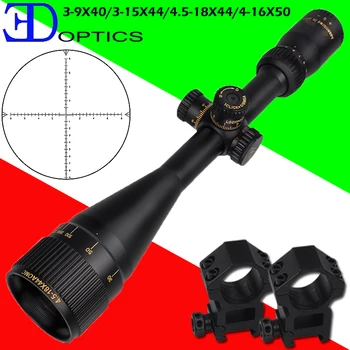 

Hot New Brand Optical Sight 4-16X50 Riflescope Optics Rifle Sight Hunting optics Red dot Chasse Aim Hunter Gun Caza Accessory